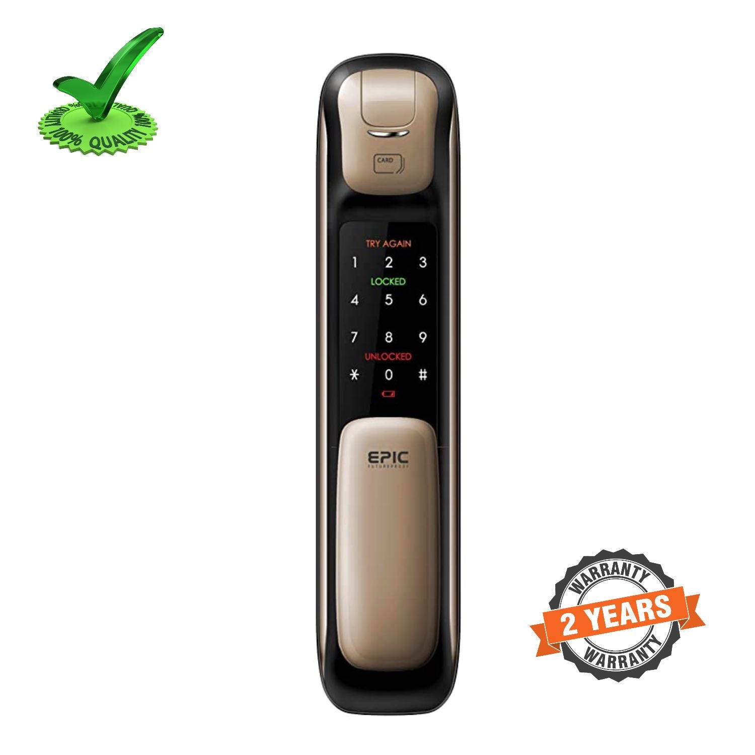 Epic EF-P9100FK 5way to Open Finger Print Door Lock Epic EF-P9100FK 5way to Open Finger Print Door Lock